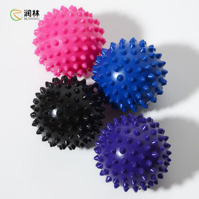 مكافحة الإجهاد الملونة البلاستيكية اليوغا تدليك شائك الكرة اللياقة البدنية اليد القدم لتخفيف الآلام