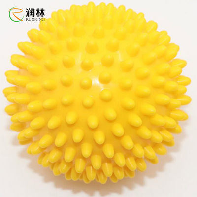 كرة تدليك اليوغا البلاستيكية المجانية 7P ، كرة أسطوانية للتدليك الشائك الاحترافية