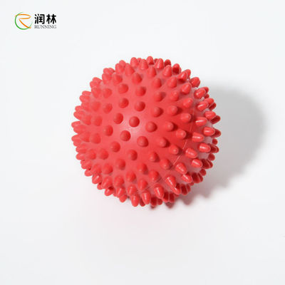 كرة تدليك اليوجا من مادة PVC من Runlin ، كرة يوجا مسننة مقاس 9 سم