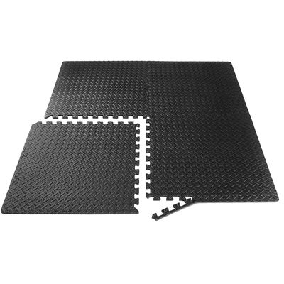 Piso Tatami EVA Foam Floor Puzzle سجادة رمادية هندسية أنيقة مثلثة الطفل