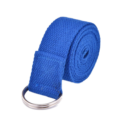 D Ring القطن حزام الحلقات اللياقة البدنية تمتد العصابات حزام اليوغا مخصص قابل للتعديل